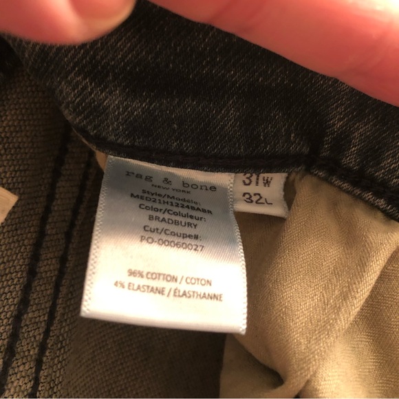 Rag & Bone Fit 1 Jeans in Dusty Blue (31x32) - Picture 5 of 5